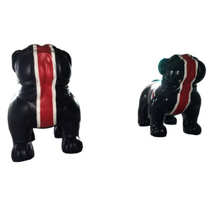 Escultura de Resina de Perro Pug para Decoración de Jardín Exterior, Acabado Brillante, Adorno Artístico Independiente - Product Image 5