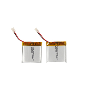 JXR403048 Ul1642 PSE CE 파우치형 솔리드 스테이트 리튬 이온 배터리 500mAh 3.7v 고에너지 밀도 태양 에너지 저장 2년 보증 - Product Image 1