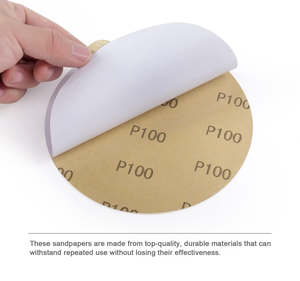 1000 disques <span class=keywords><strong>de</strong></span> ponçage PSA 6 pouces 40 60 80 100 120 grain idéal pour le bois, le métal et le <span class=keywords><strong>papier</strong></span> <span class=keywords><strong>de</strong></span> <span class=keywords><strong>verre</strong></span> collant pour le ponçage automobile - Product Image 4