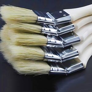 Pinceau à poils longs avec manche en bois pour le traitement des murs, brosses de nettoyage pour radiateurs - Product Image 4