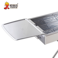 Barbecue professionnel Portable en acier inoxydable Camping en plein air Argentin BBQ Barbecue à charbon