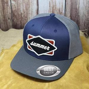 Oem alta calidad logotipos de marca al aire libre gorra de béisbol bordado personalizado de alta calidad 6 paneles de malla sombreros de camionero - Product Image 3