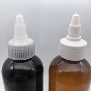 Bouteilles en plastique compressibles de 8 oz avec bouchon à vis, flacons transparents pour distribution, bouteilles vides pour liquides, sauces, arts et artisanat - Product Image 3