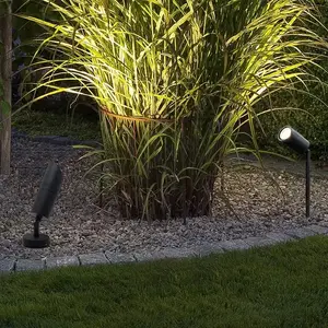 안뜰 알루미늄 led 조경 램프 rgb 홍수 빛 led 스파이크에 대 한 led 잔디 빛 현대 디자인