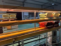 Système de livraison de repas Shinkansen de conception nouvelle, robot de restauration sur rail, train de livraison de nourriture intelligent