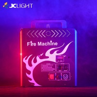 300W Flamme Dmx Stage Fire Machine Spray Stage Colorful 3 Head Flame Machine Flame Thrower Stage Show Effect Fire Machine