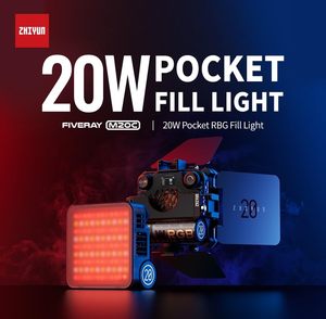 Gran oferta <span class=keywords><strong>Zhiyun</strong></span> <span class=keywords><strong>5</strong></span> veces luz de relleno M20c combinación Rgb Video Light 2500K ~ 10000K potente cámara portátil Video Light - Product Image 4