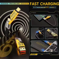 Venta al por mayor de fábrica 4 en 1 Cable de teléfono de carga rápida multifuncional Cargador USB Cable DE DATOS PD 27W 65W Cable de alta potencia para teléfonos