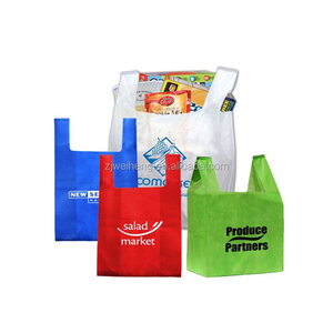 Bolsas Ecológicas Reutilizables con Asas de Tela No Tejida, Plegables, con Logotipo Personalizado, Promocionales, Tipo <span class=keywords><strong>Camiseta</strong></span>/Chaleco - Product Image 6