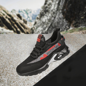 รองเท้าเซฟตี้กันไฟฟ้าสถิต ระบายอากาศได้ดี สำหรับการเดินป่ากลางแจ้ง และใช้งานในโรงงาน รองเท้าเซฟตี้หัวเหล็กสำหรับงานอุตสาหกรรม - Product Image 3