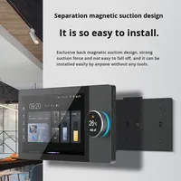 Tuya Smart Home Automation Gateway, Pantalla Táctil IPS Full HD de 7 Pulgadas, Diseño de Barra, Sistema Operativo Android, Wi-Fi, Compatible con Reproducción de Música
