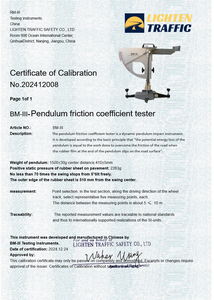 Probador de Resistencia al Deslizamiento de Péndulo para Aligerar el Tráfico, para Maquinaria de Construcción de Tráfico, Medición de la Fricción del Pavimento, 1 Año de Garantía - Product Image 6