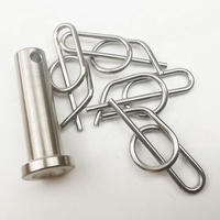 Kit de goupilles à étrier en titane Gr5 pour échelle de Jacob, clips de fixation 3/8*3.71" et 3/8*1.3", pièces standard pour voiture de sprint