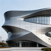 Mur rideau moderne en alliage d'aluminium exquis pour centre commercial, villa, hôtel – Anti-corrosion, design écologique, options personnalisables, garantie 5 ans