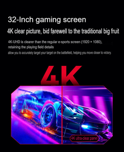 Moniteur de jeu OEM 32 pouces 4K UHD 160Hz Taux de rafraîchissement élevé 1ms Écran HDR Vente en gros Marque privée - Product Image 2