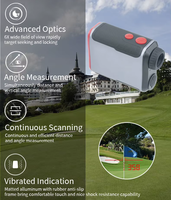 Télémètre laser de golf R053, grossissement 6x, distance maximale 1500 m, mesure d'angle, scan continu, alerte par vibration