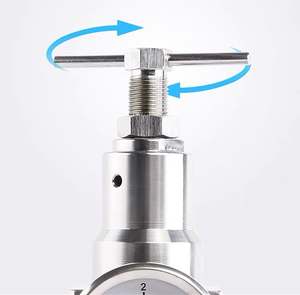 Unité d'air FRL en acier inoxydable réduire la <span class=keywords><strong>pression</strong></span> SS316 haute <span class=keywords><strong>pression</strong></span> 40 bar régulateur pneumatique - Product Image 2