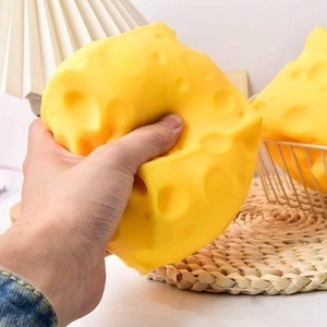 Juguete Sensorial Gigante Antiestrés para Adultos, Material de Silicona TPE, Forma de Queso Triturado - Product Image 5