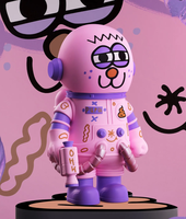 POPMART MEGA SPACE MOLLY 400% JON BURGERMAN SPACE CADETS PVC Figurines d'action d'anime, poupées, boîtes mystère