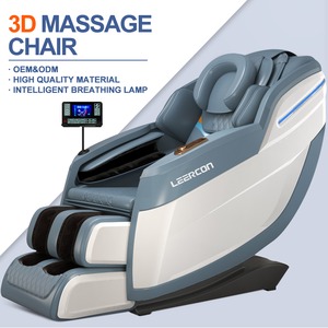 Leercon OEM Günstige Zero Gravity <span class=keywords><strong>Blue</strong></span> Leder Top Rated Liege <span class=keywords><strong>massage</strong></span> stuhl 185cm lange Schiene Ganzkörper <span class=keywords><strong>massage</strong></span> stuhl - Product Image 1