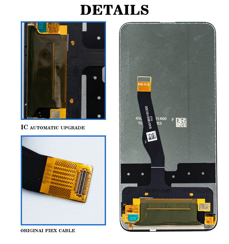Écran Complet (LCD + Vitre Tactile) Pour Huawei Y9 2019 - Neuf - Compatible