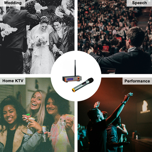 Système de microphone sans fil karaoké BNK à deux canaux <span class=keywords><strong>Micro</strong></span> Sans Fil B8 - Product Image 6