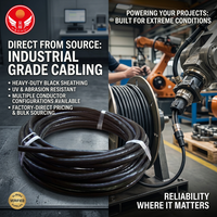 YJV 4+1 Adern 0,6/1kV Kupfer XLPE-isoliertes PVC-Mantel-Stromkabel 25mm² für Direktverlegung Stabile Stromübertragungsleitung