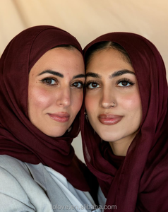 Leichter Premium <span class=keywords><strong>LO</strong></span>.LOVE Baumwoll-Modal Atmungsaktiver Vela Jersey Schal Weicher Spitzen-Ethnischer Hijab für Muslimische Frauen für Alle Jahreszeiten - Product Image 5