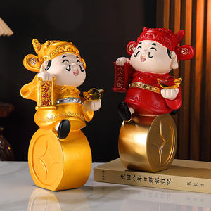 Bafanglai entrada sala de estar hogar Dios de la riqueza ornamento nuevo gabinete de TV chino gabinete de vino Oficina Decoración de la suerte - Product Image 2