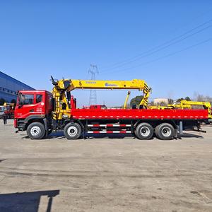 Grue hydraulique montée sur <span class=keywords><strong>camion</strong></span> Dongfeng, nouvelle, de haute qualité, en promotion, diesel, manuelle, 18T, 31m, prix d'usine, conduite à gauche/droite, livraison rapide, en stock - Product Image 2