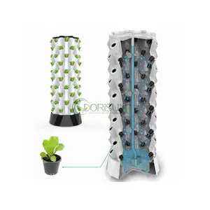 Neues Design Familien gebrauch Mini Indoor Garden Vertikale Farm Hydro ponic Plant Grow Tower Aeroponics System Tower