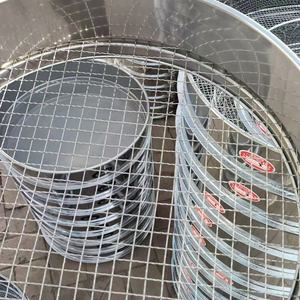 Cottura personalizzabile in acciaio inox portatile setaccio a maglia agitatore farina manovella farina glassa zucchero farina setaccio setaccio - Product Image 3