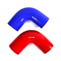 Raccord coudé en silicone à 90 degrés de 2 3/4'' pour la connexion des tuyaux de refroidissement du moteur