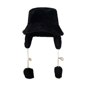Nouveau bonnet de pêcheur en flanelle épaisse et chaude pour l'automne/hiver, avec pompons, protection des oreilles et du cou, polyvalent, pour le ski en plein air, tendance - Product Image 4