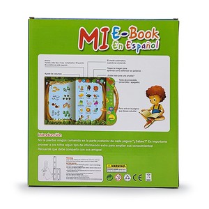 Nouvelle Machine de Lecture Éducative Intelligente Transfrontalière en Plastique, Alimentée par Piles, avec Fonctions Vocales pour Enfants de 4 à 6 Ans (Version Espagnole) - Product Image 4