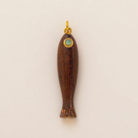 Pendentif poisson coloré mode pour collier de plage d'été accessoires de bricolage pendentif en cuivre émail