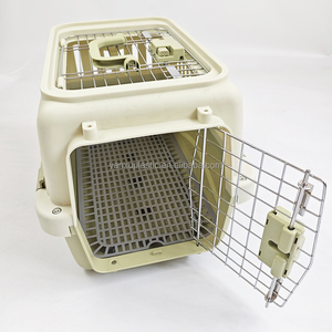Caisse de transport pour animaux de compagnie en plastique respirant avec boucle à pression classique, approuvée <span class=keywords><strong>IATA</strong></span> pour les voyages en voiture et destinée aux grossistes en animalerie - Product Image 4