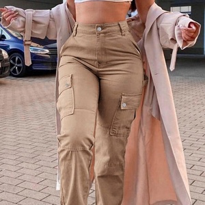 กางเกงยีนส์ทรงตรงสไตล์ลำลองสำหรับผู้หญิง ราคาขายส่ง OEM เนื้อผ้านุ่มสบาย มีกระเป๋าข้าง ทรงขากว้าง สไตล์วินเทจ เหมาะสำหรับฤดูใบไม้ผลิ - Product Image 2