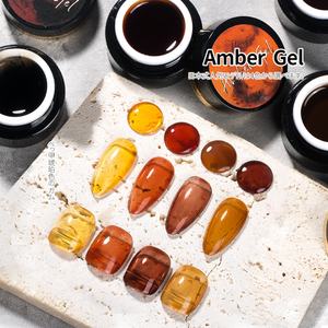 JTING Nouvelle Tendance Design d'Art Ongulaire Vernis Gel UV/LED 4 Couleurs Ambre OEM/ODM Personnalisé Marque Privée avec Service d'Échantillons Gratuits - Product Image 1