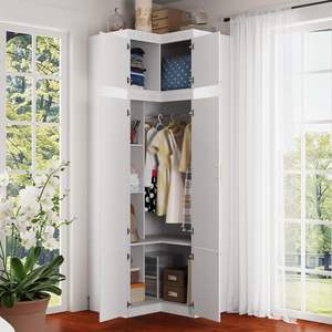 ตู้เสื้อผ้าเข้ามุมอิสระสูงแบบทันสมัยตู้มีลิ้นชัก - Product Image 5