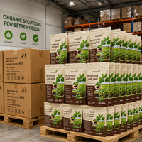 Sachet refermable personnalisé pour engrais, emballage écologique pour nutriments végétaux biologiques, vente en gros OEM pour l'agriculture en vrac