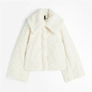 Abrigo de lana sólida personalizado de alta calidad para mujer Otoño Invierno polar Sherpa chaqueta tejida y a prueba de viento - Product Image 1