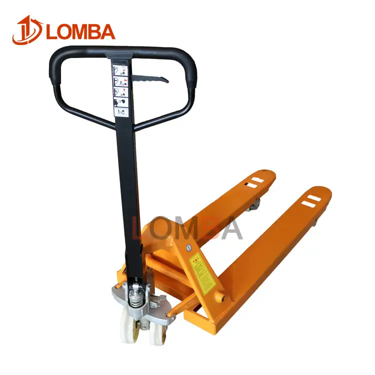 Best Selling 2 Ton Hand Hydraulic Pallet Truck Controls Lightweight Forklift