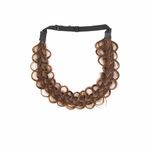 HB40069 Twist Braid Custom Wide Edge <strong>Headband</strong> Fashion <strong>Black</strong> <strong>White</strong> Girl Hair Accessories Brown Large Korea Simple Sweet Hair Tie - Product Image 4