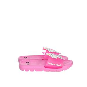 Ciabatte da Bambina Unicorno Magic con Stampa Animalier Fucsia - Product Image 4