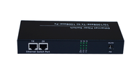 Convertisseur de média fibre optique Gigabit 10/100M RJ45 Ethernet 6 ports pour usine