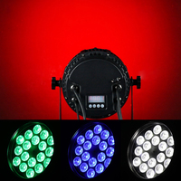 Console DMX d'éclairage de scène de Guangzhou, étanche, 18*10W RGBW LED Par Light DJ IP65 pour événements de fête en plein air, mariage