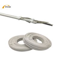 Reiner Nickel Mika Glasfaser geflochtener 600 Grad hochtemperaturdraht feuerbeständiges Kabel
