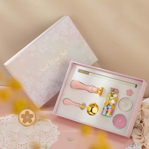 Set de Sellos de Cera para Sobres y Cajas de Regalo Bonvan con Cuchara y Mango de Madera Personalizado, Sello de Lacre con Logotipo Personalizado y para Bodas - Product Image 3