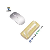 Tapis de souris de jeu personnalisable en gel transparent en forme de lingot de cristal, résistant à l'eau, avec repose-poignet, pour le bureau